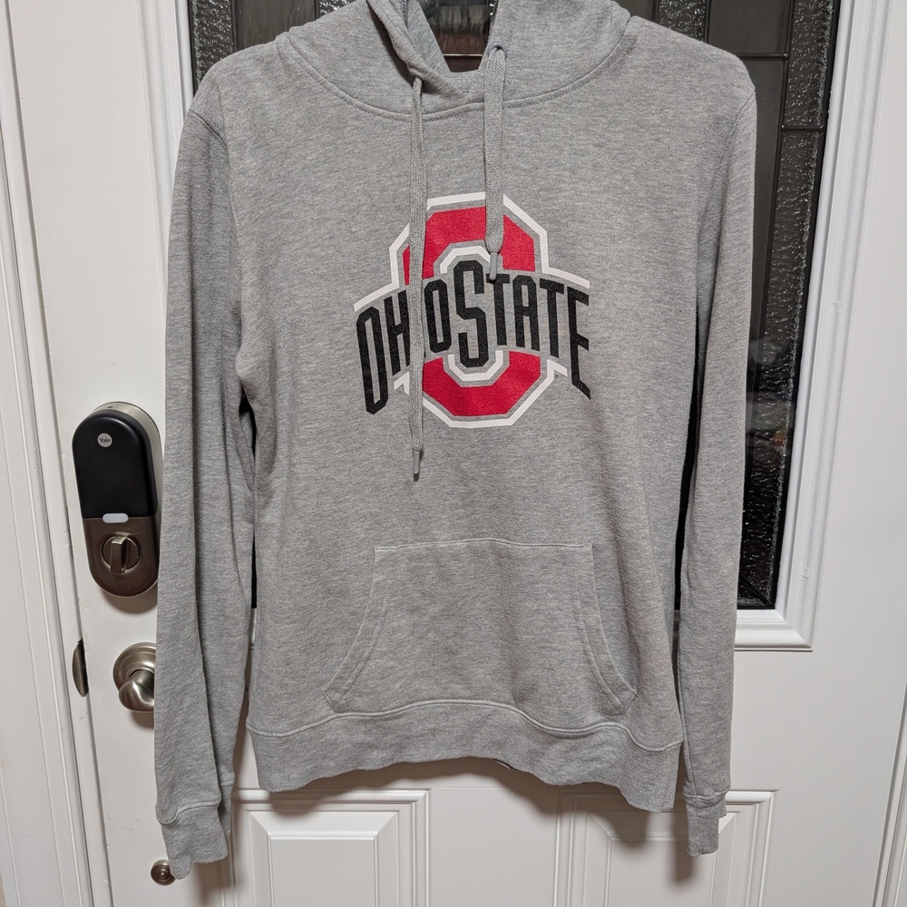 Gray Ohio State Hoodie